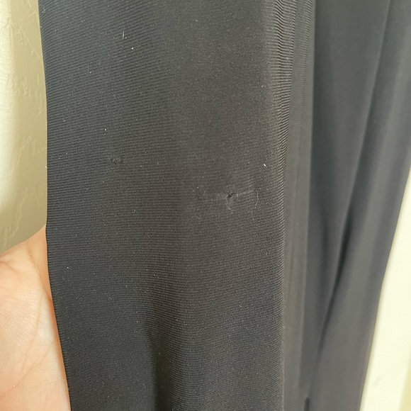 Black & Gold Floor Length Gown (size 22W) - Picture 5 of 6